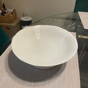 Portmeirion Sophie Conran White Ceramic serving / fruit bowl